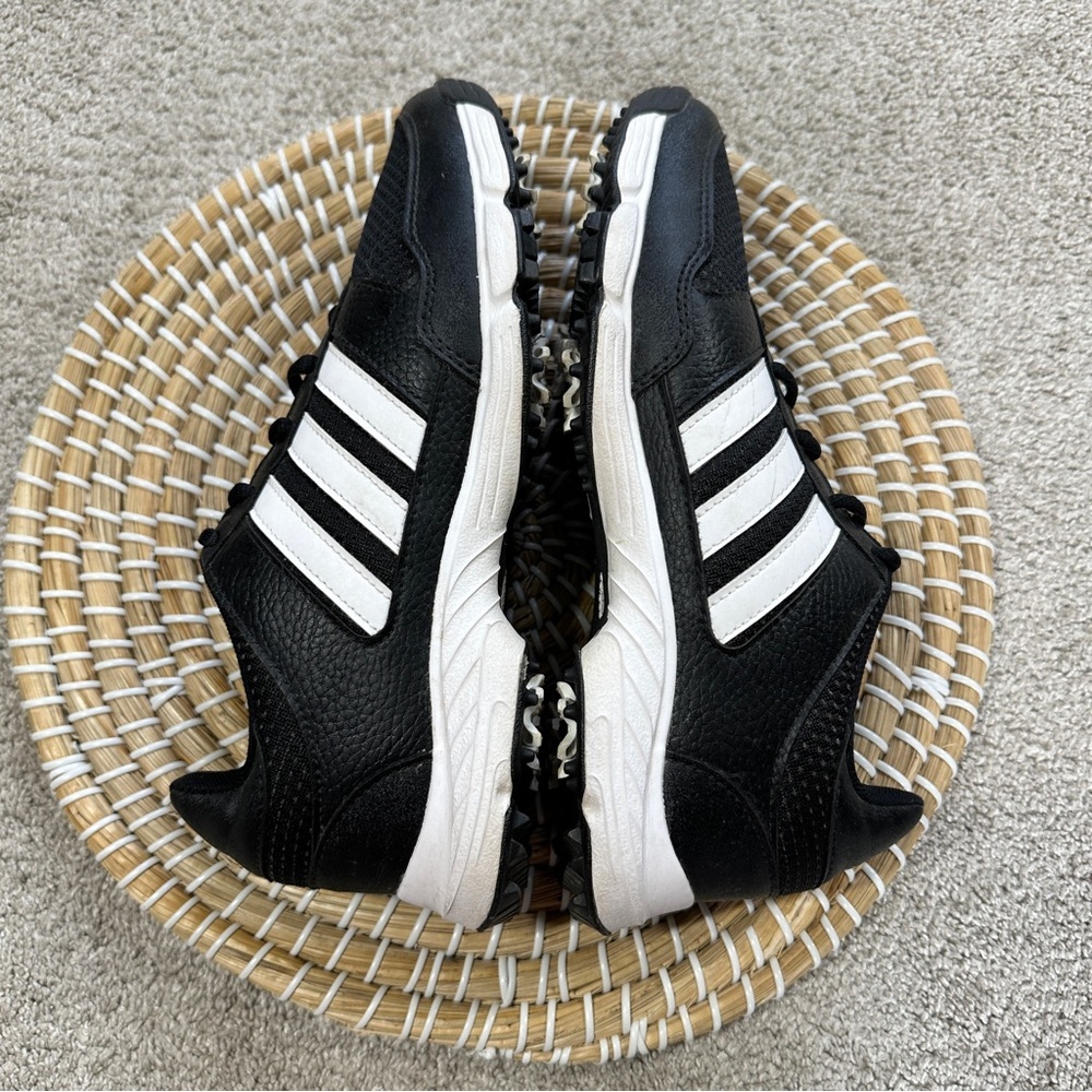 Adidas Men’s Tech Response Golf Shoes Sneakers 2021 Core Black/White Spike 7 - Picture 9 of 13